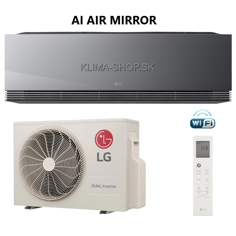 Klimatizácia LG AI Air Mirror AA09SP 2,5kW