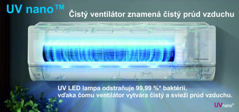 UVnano technológia LG