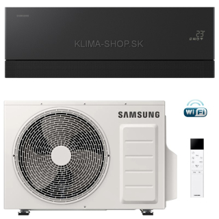 Klimatizácia Samsung Wind Free Premiere+ Black 3,5kW AR70H12CAABNEU set