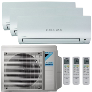Klimatizácia Daikin Comfora multisplit 3x 2,5kW + vonkajšia 5,2kW