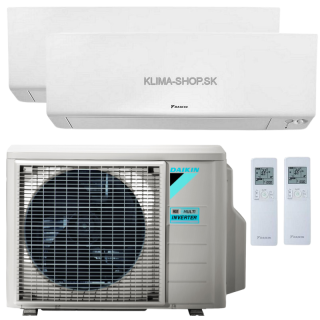 Klimatizácia Daikin Perfera 2x multisplit 2,5kW + vonkajšia 4kW