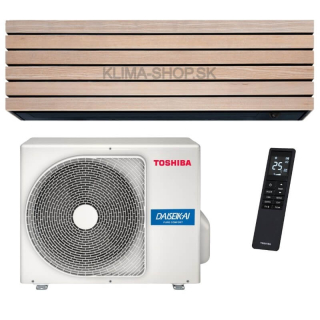 Klimatizácia Toshiba DAISEIKAI 10 wood 2,5kW RAS-B10S4KVDG-E + RAS-10S4AVPG-E