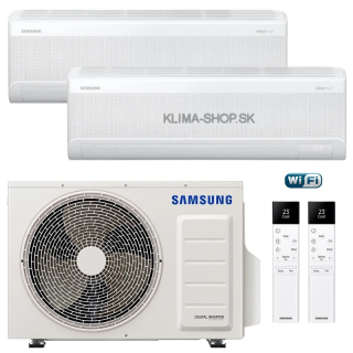 Klimatizácia Samsung Windfree Elite S2 multisplit 2x 2,5kW + vonk. j. 4kW