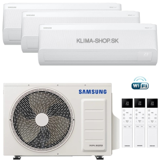 Klimatizácia Samsung Windfree Avant S2 multisplit 3x 2,5kW + vonk. j. 5,2kW