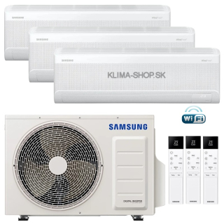 Klimatizácia Samsung Windfree Elite S2 multisplit 3x 2,5kW + vonk. j. 5,2kW