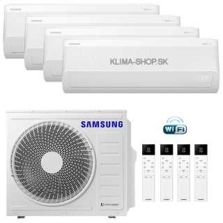 Klimatizácia Samsung WINDFREE Comfort S2 4x multisplit 2,5kW + vonk. j. 8kW