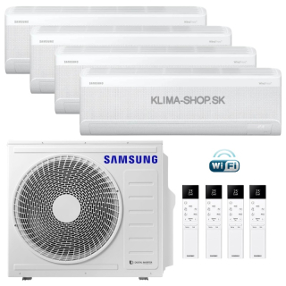 Klimatizácia Samsung WINDFREE Elite S2 4x multisplit 2,5kW + vonkajšia jednotka 8kW