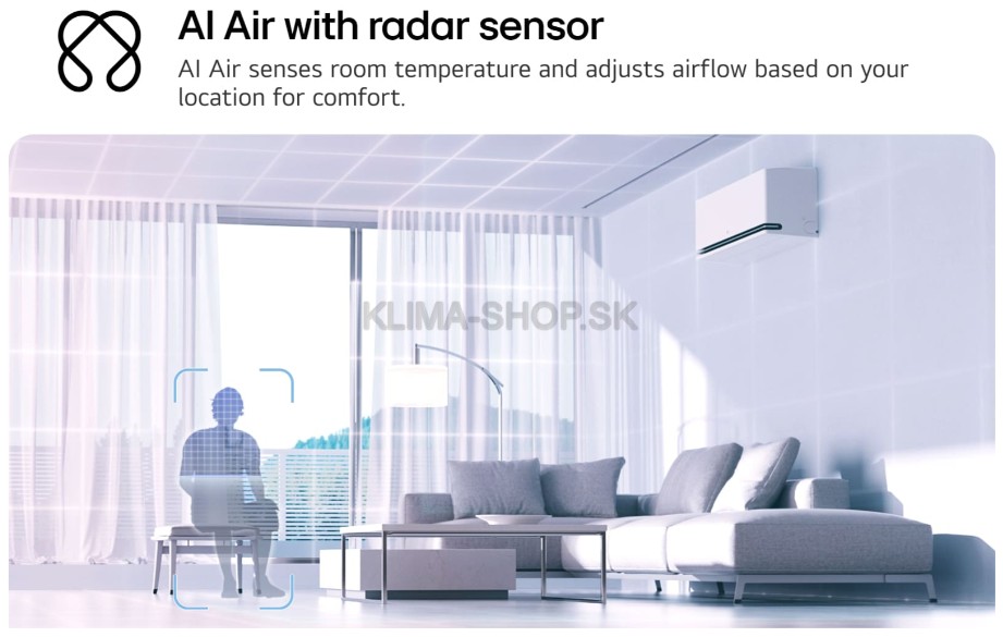 Klimatizácia LG AI Air Premium H09S1PA 2,5kW 