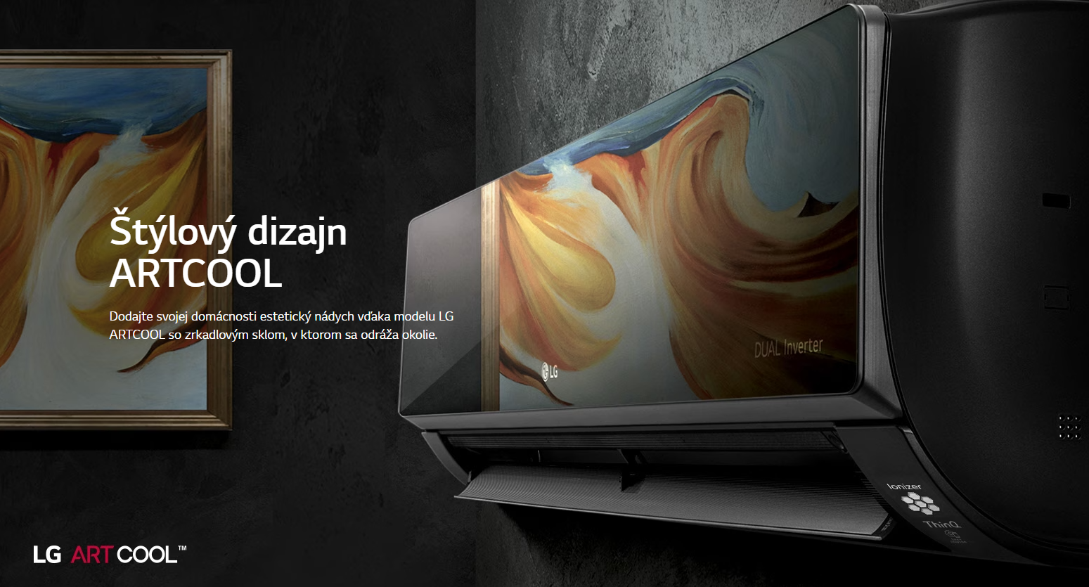 Klimatizácia LG Artcool UV nano multisplit 2x 3,5kW + vonk.j. 4,7kW