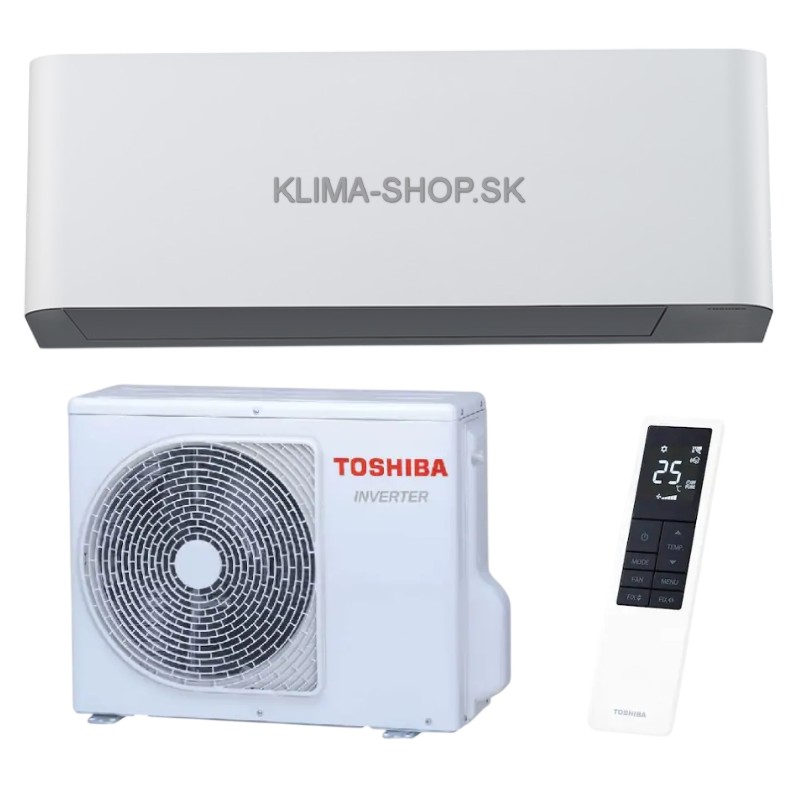 Klimatizácia Toshiba Shorai Curve White 2,5kW RAS-B10P2KVSG-E set