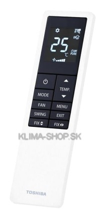 Klimatizácia Toshiba Daiseikai 10 white 3x multisplit 2,5kW + 2,5kW + 4,5kW) + vonkajšia 7,5kW